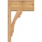 Ekena Millwork Olympic Block Smooth Outlooker, Western Red Cedar, 7 1/2"W x 14"D x 22"H OUT08X14X22OLY05SWR - alternate 3